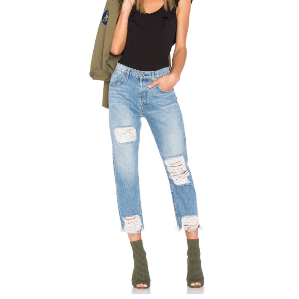 High waisted 7 for all mankind jeans